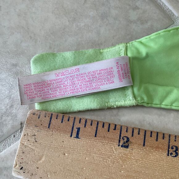 Victoria's Secret VERY SEXY Unlined Floral laced green Demi Bra. Sz 36D - Picture 7 of 9